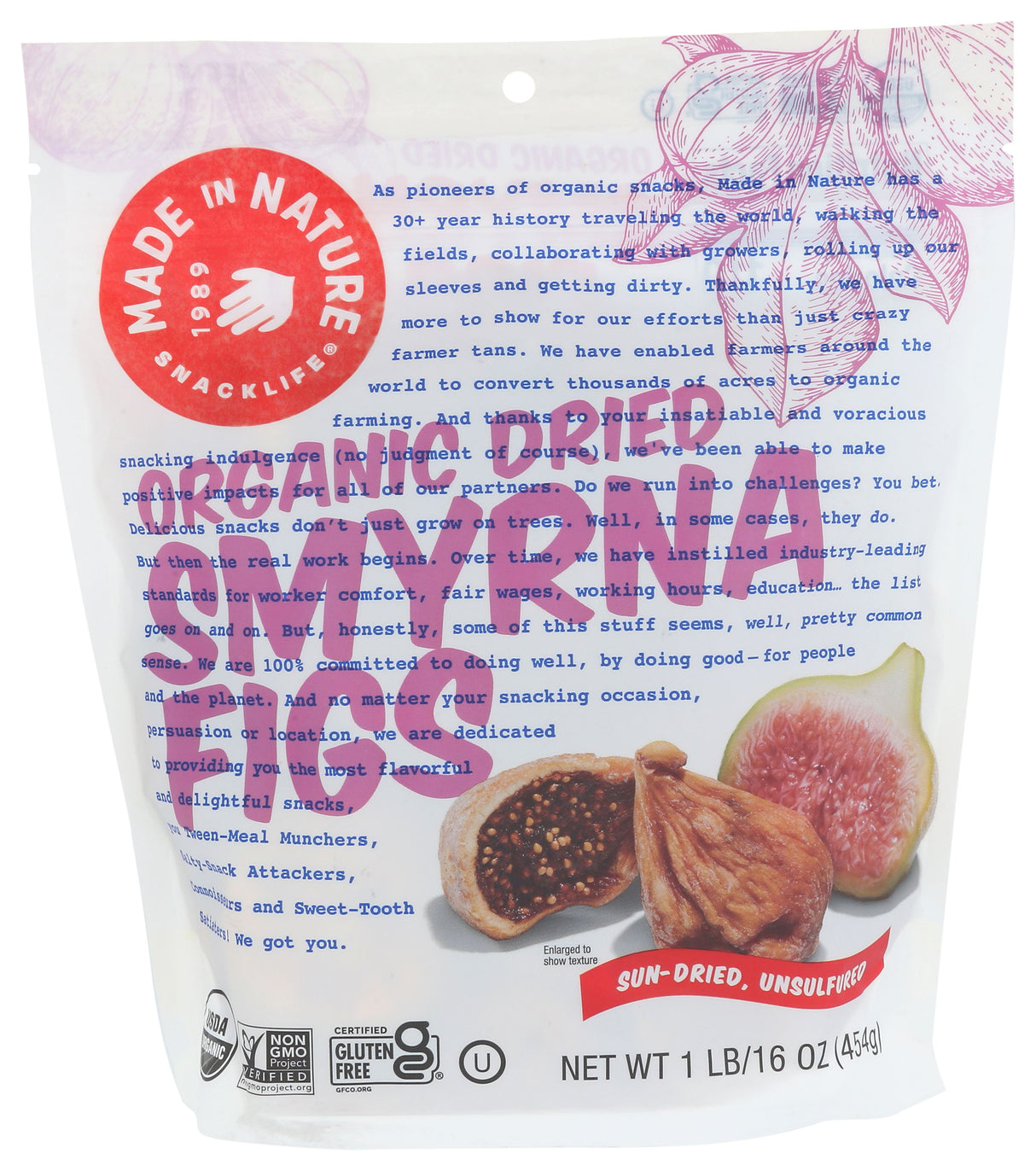 Made In Nature Dried Figs 16oz